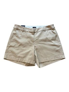 J.Crew Factory 5" Classic Chino Shorts Light Khaki Tan NWT Size 8